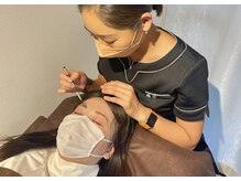 フォクシーワックス 立川店(FOXY WAX)/【施術風景】アイブロウワックス