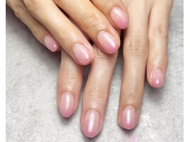 ピンクグラデで指先美フォルム