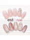 エストラッシュアンドネイル 銀座店(est lash&nail)の写真/お仕事柄爪を長く出来ない方/丸爪/ちび爪の方におすすめ♪短い爪でも可愛いデザインを豊富にご用意☆