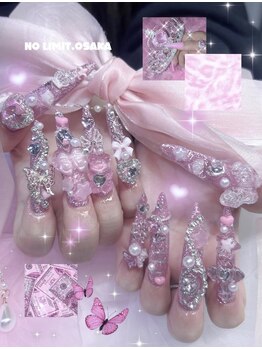 ノーリミットオオサカ 心斎橋(NOLIMIT.OSAKA)/持ち込み/長さだし/つけ放題