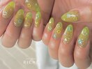 キラキラ星×ライムネイル
