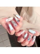 グラマラス アンジェアイ 荻窪店(glamourous ange eye)/大理石ネイル