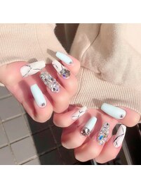 大理石ネイル
