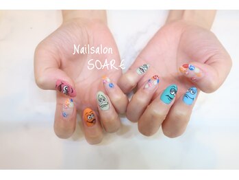 ネイルサロンソアレ(SOARE)/カラフルポップ