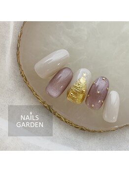 ネイルズガーデン(NAILS GARDEN)/クリスマスツリーネイル