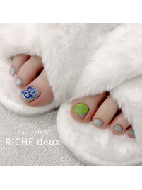 カラフルPOPなフラワーデザイン