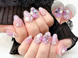 ジェル★パーツ放題￥7990：蝶