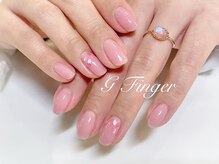 ジーフィンガー 大井町店(G Finger)/満開間近♪桜花びらネイル