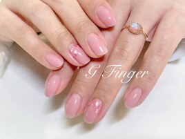 満開間近♪桜花びらネイル