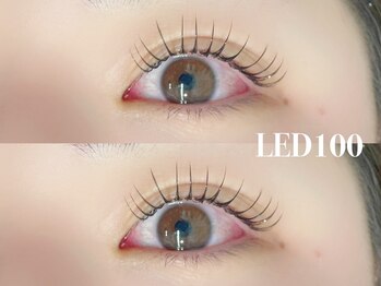 クプアイラッシュ 新宿店(qup eyelash)/LED フラットラッシュ 100本