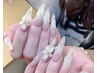 【チップスカルプ】アートやパーツつけ放題　￥15980
