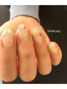 サンカリビューティー(SANKARI beauty)/フレンチネイル