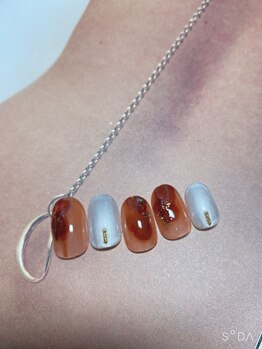 ネイルサロン ティディ(TIDY)/ニュアンス秋ネイル