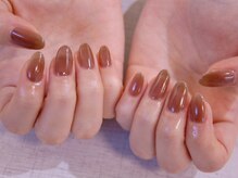 ラルネイル 大宮(Lull. nail)/＊シアーブラウン＊ワンカラー＊
