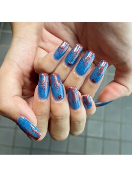 グラマラス アンジェアイ 荻窪店(glamourous ange eye)/ファイヤーネイル