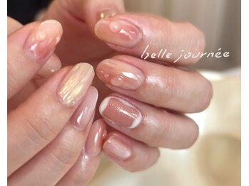 アミ バイ アメリ(AMI by Amelie)/桃ネイル