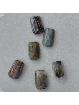 ワンカラー+5本アート【￥8300】