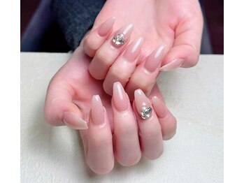 メオネイル(MEO NAIL)/チップ長出し　ワンカラー