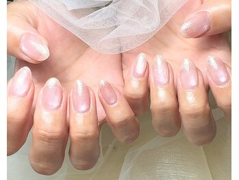 ネイル バイ エン(Nail by EN)/うるうるマグネット＋ラメ