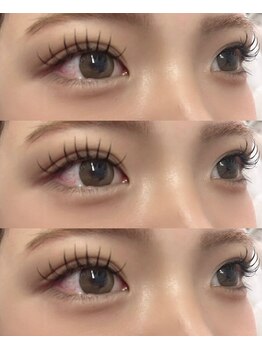 アバレ 久茂地店(AVALE)の写真/束感まつげでぱっちり可愛い♪目が大きく見えるマツエクでモテ可愛な目元に☆
