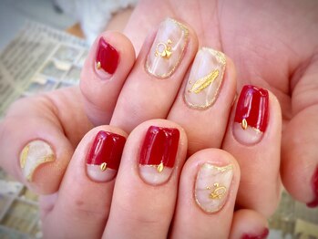 ネイルエルーシェ 立川店(Nail Ercher)/フレンチ/タイダイ