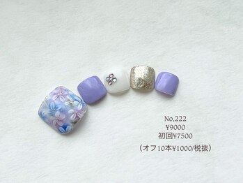 フット定額ネイル
