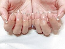 ライトウェーブ 長野駅前店/ガラスフレンチネイル♪