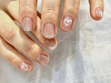 ネイルサロン ブリスト 新宿店(Nail Salon Blisst)の雰囲気（ハートマグ…♪新色シルキーマグネットでもお作りできます(*^^*)）