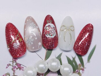 キラキラネイル 川口 南鳩ヶ谷店/可愛いクリスマス