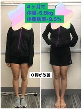 ラムア 那覇店(LAMUA)/O脚改善＆４ヶ月で体脂肪ー9.5%