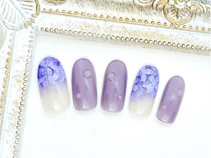 ネイル アンド アイラッシュ虹の写真