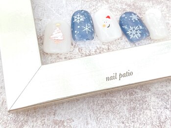 ネイルパティオ 浦和店(nail patio)/クリスマスネイル ¥9,980