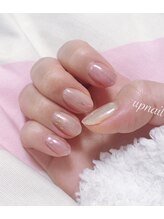 アップネイル/七色に輝くオーロラネイル