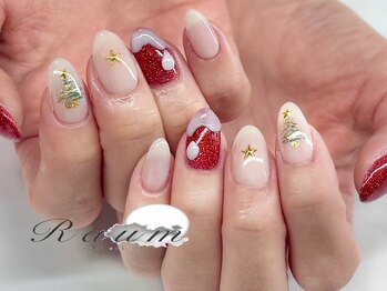 ラウム(Raum)/12月月替わりネイル¥6000