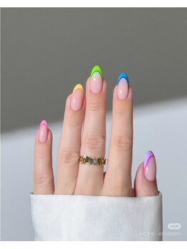 美人計ネイルサロン/フレンチ色やり放題