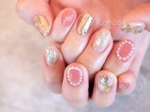 ネイル アトリエ コモード(nail atelier Comodo)/成人式ネイル [パールミラー]
