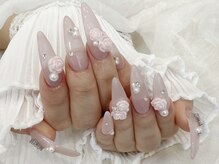 モカ 京橋(moca)/ちゅるん薔薇ネイル