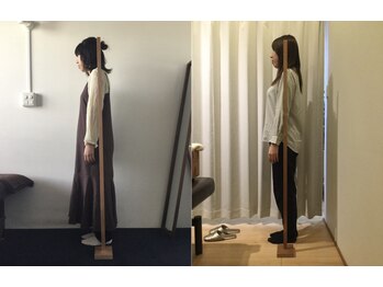 アコルデ 岡山問屋町(ACORDE)/姿勢矯正の変化