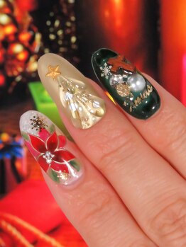 カラーズ 浜松店(colors)/ゴールドツリーの華やかXmas☆