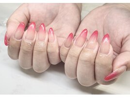 マオジェル使用の先端グラデ