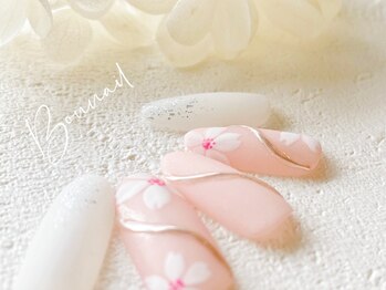 ボネール(nail & eyelash Bounail)/さくら ミラー パステル 花 桜