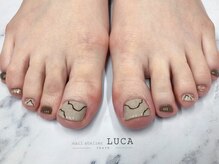 ネイルアトリエルカ(nail atelier LUCA)/W-822 大人上品ニュアンスネイル