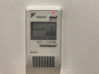 ルフラン/室内の換気を行っております