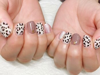 ビューティービースト フォー ネイルアンドアイラッシュ 松浜店(beauty:beast)/レオパード柄ネイル☆