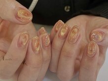 アイネイルズ 吉祥寺店(I nails)/ピーチファズニュアンスネイル