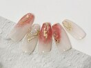 先端ミラーネイル6980円〈初回〉
