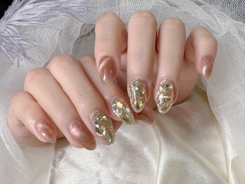 レオネイル 西船橋店(Reo Nail)の写真/【海外系ワンホンネイル・パーツ追加も可能☆】リピ率８０％！初めての方も◎丁寧なカウンセリングと施術♪