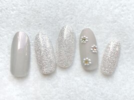 シンプルアート ビジューのお花