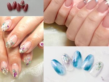 ビーネイル(Be NaiL)の写真/【早朝8:30～OK！】目を惹くデザインでつい眺めたくなる指先へ♪カラー・デザイン豊富にご用意しています◎