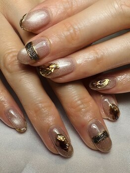 レイネイル(Lei nail)/マグネットデザイン　¥6,000